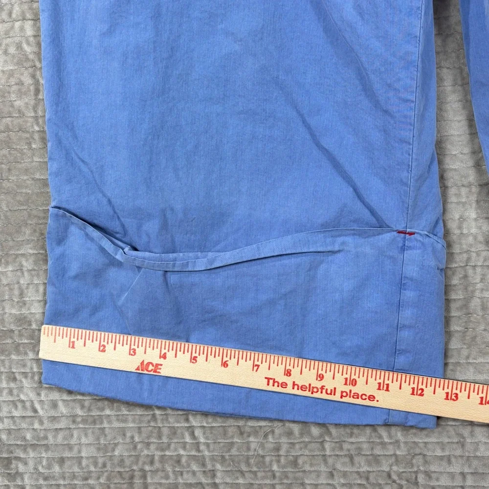 Free People Periwinkle Blue Wide Leg Cropped Pants Elastic Waist OB2217984 M
